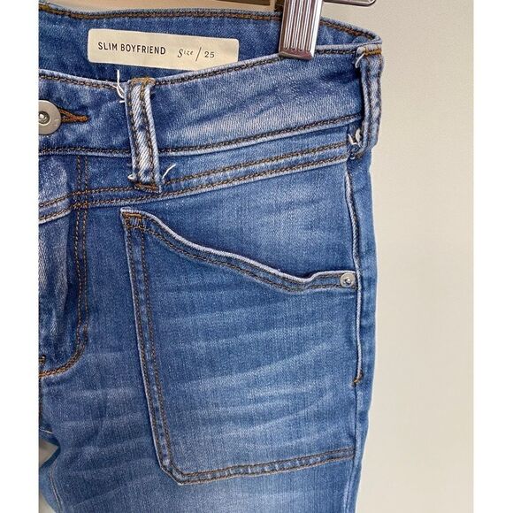 Anthro Pilcro And The Letterpress High-Rise Slim Boyfriend Jeans - Picture 7 of 12